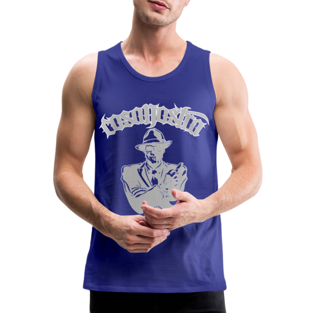 Tanktop COSANOSTRA T-Shirt Muskelshirt Achselshirt Sport Basic  Herren - Königsblau