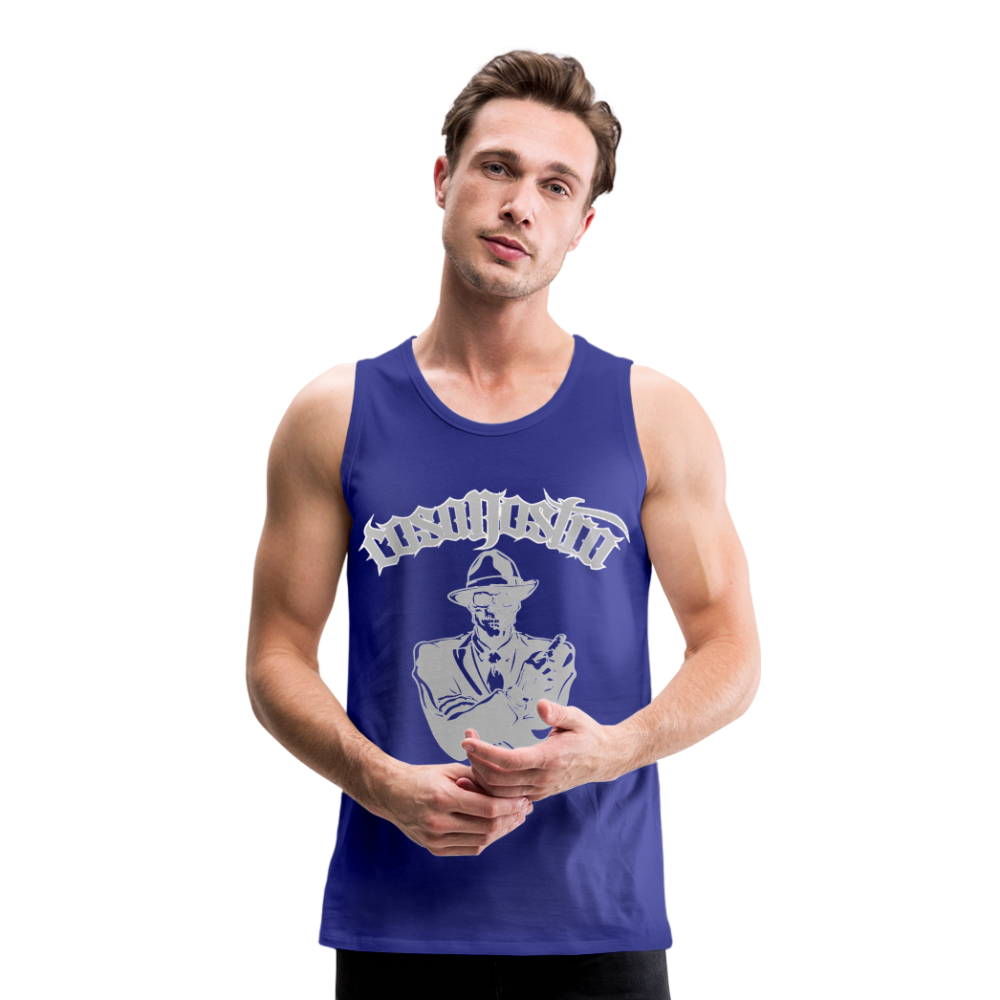 Tanktop COSANOSTRA T-Shirt Muskelshirt Achselshirt Sport Basic  Herren - Königsblau