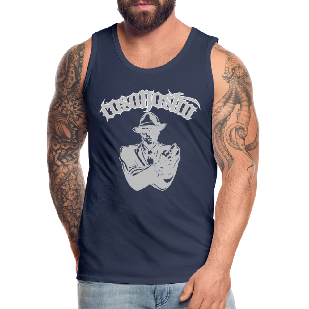 Tanktop COSANOSTRA T-Shirt Muskelshirt Achselshirt Sport Basic  Herren - Navy