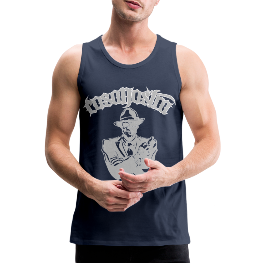 Tanktop COSANOSTRA T-Shirt Muskelshirt Achselshirt Sport Basic  Herren - Navy