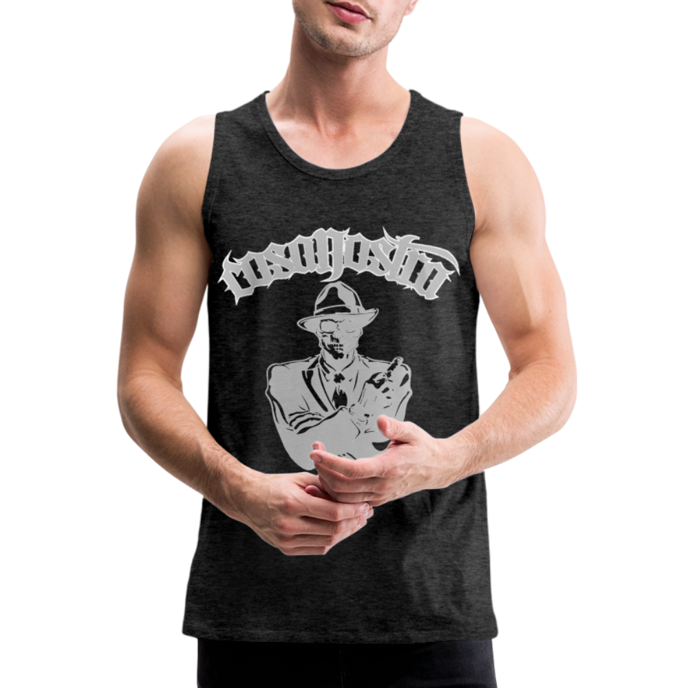 Tanktop COSANOSTRA T-Shirt Muskelshirt Achselshirt Sport Basic  Herren - Anthrazit