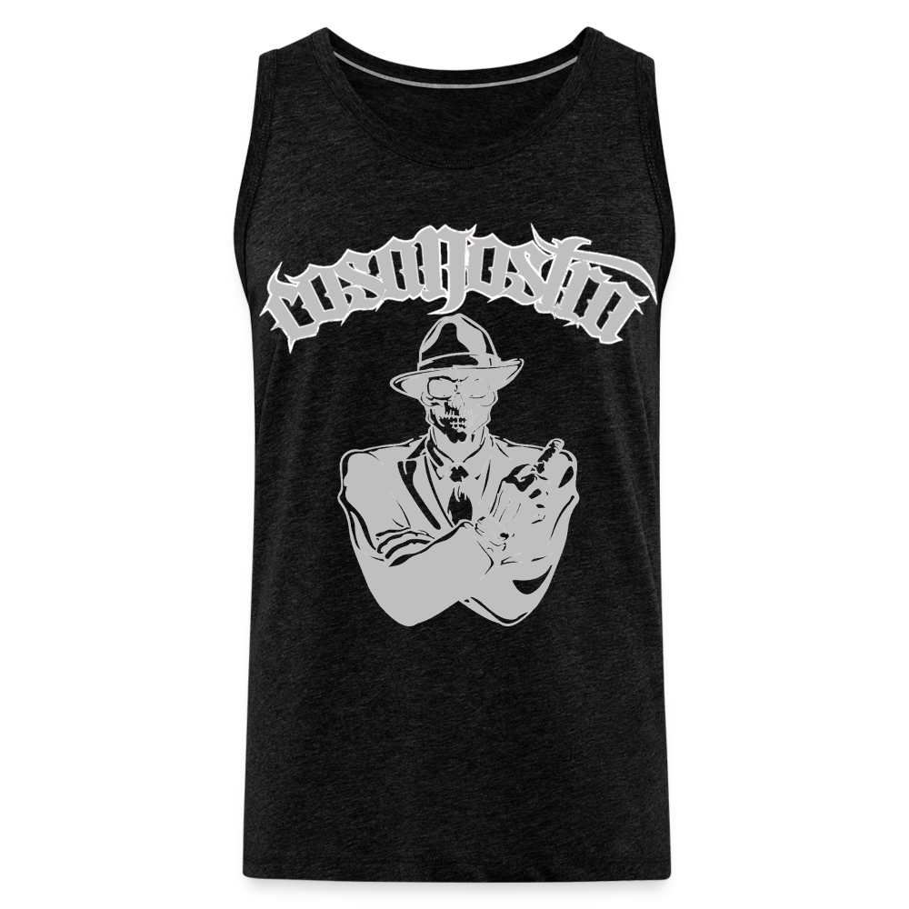 Tanktop COSANOSTRA T-Shirt Muskelshirt Achselshirt Sport Basic  Herren - Anthrazit