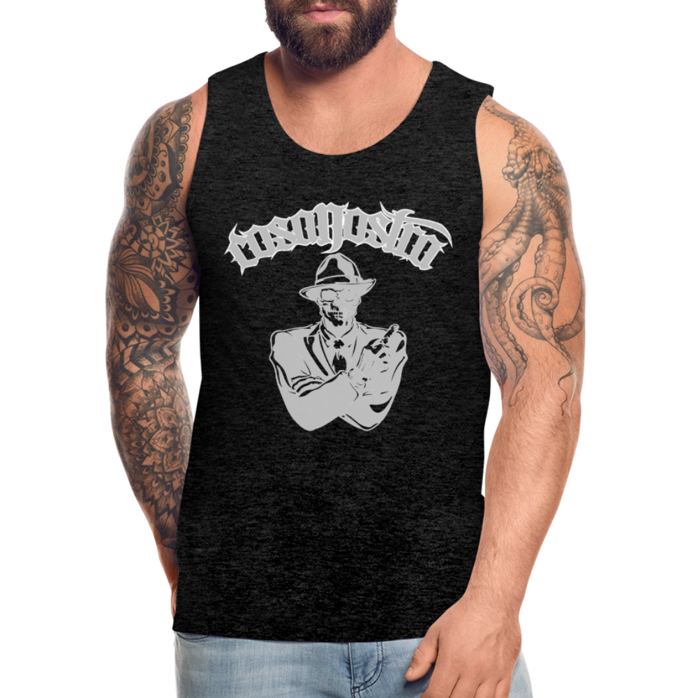 Tanktop COSANOSTRA T-Shirt Muskelshirt Achselshirt Sport Basic  Herren - Anthrazit