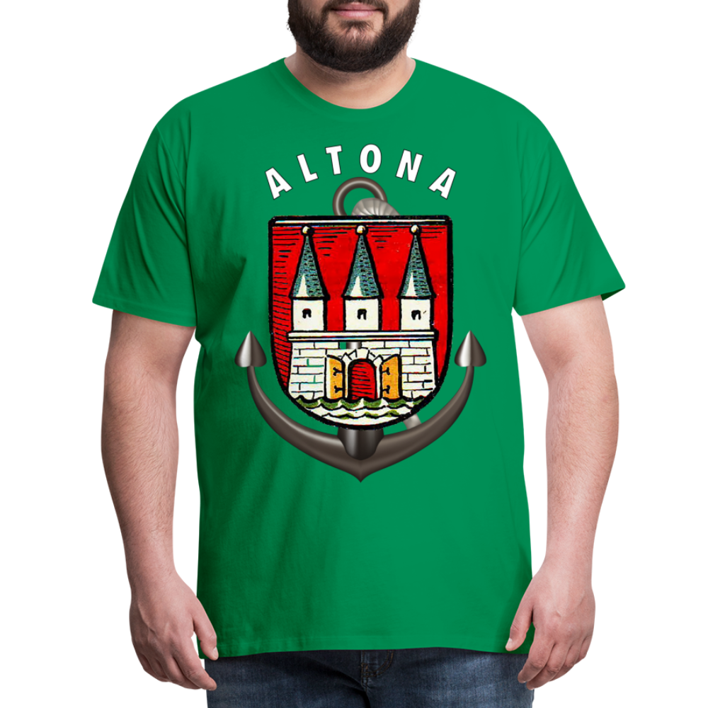 Männer Fashion ALTONA T-Shirt Rundhals Unisex Streetwear - Kelly Green