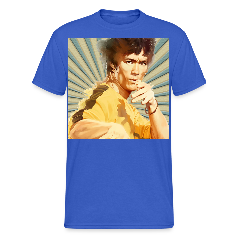 Unisex T-Shirt Streetwear Fashion Kung Fu Martial arts Bruce Lee - Königsblau