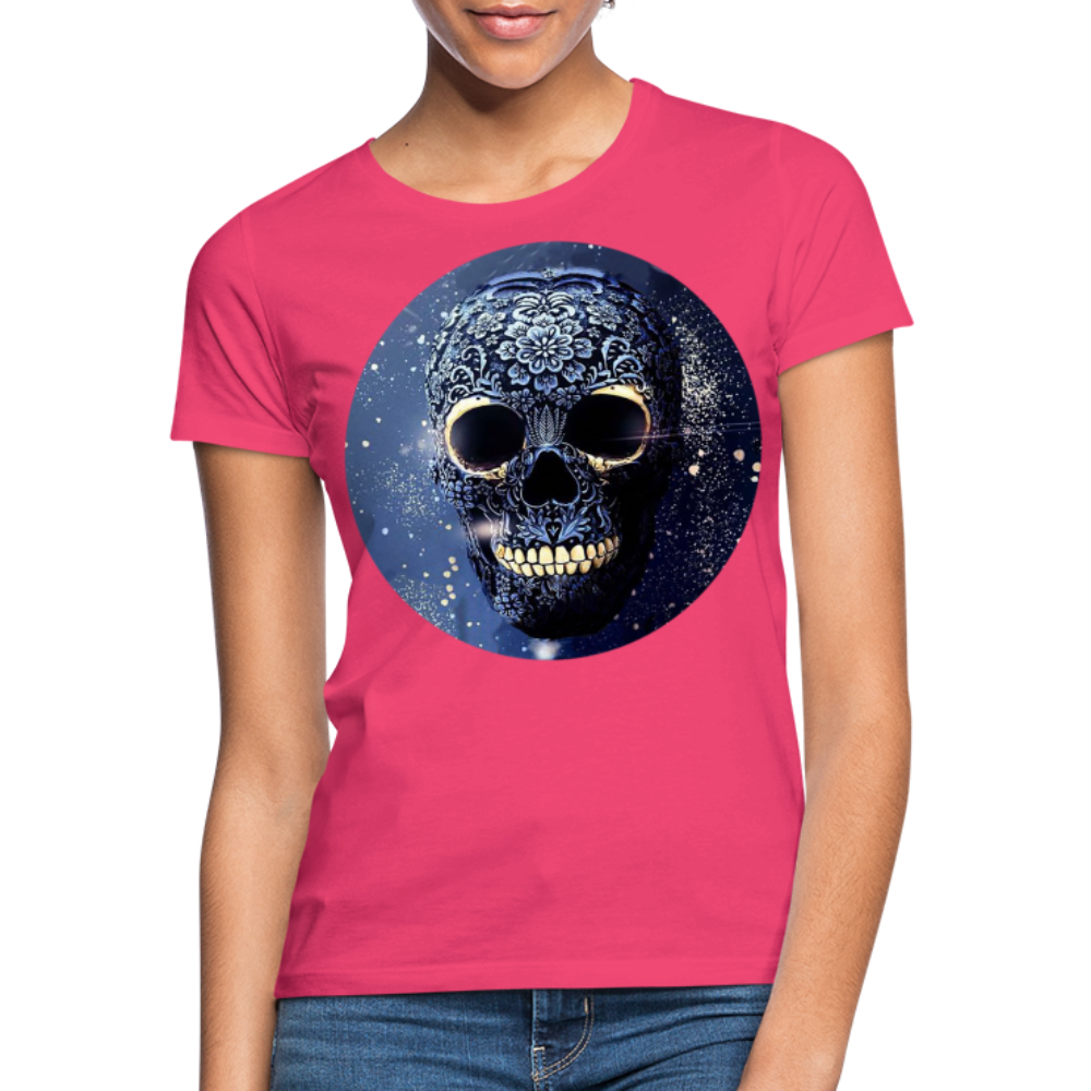T-Shirt Damen Oberteil Frauen kurzarm Tshirt Baumwolle Rundhals Top Streetwear - Azalea