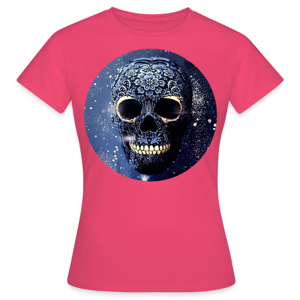 T-Shirt Damen Oberteil Frauen kurzarm Tshirt Baumwolle Rundhals Top Streetwear - Azalea
