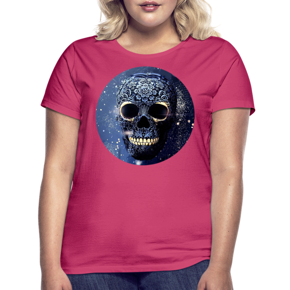 T-Shirt Damen Oberteil Frauen kurzarm Tshirt Baumwolle Rundhals Top Streetwear - Azalea