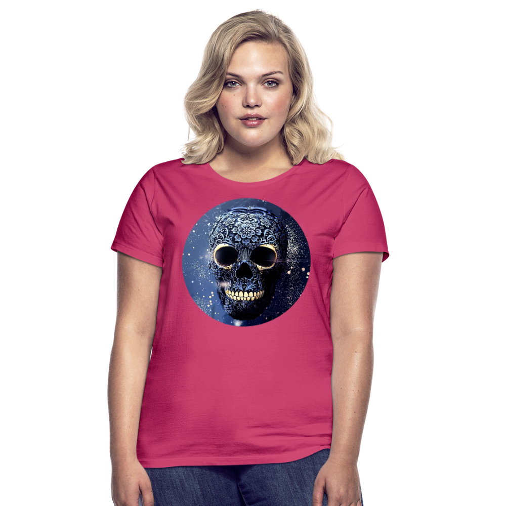 T-Shirt Damen Oberteil Frauen kurzarm Tshirt Baumwolle Rundhals Top Streetwear - Azalea