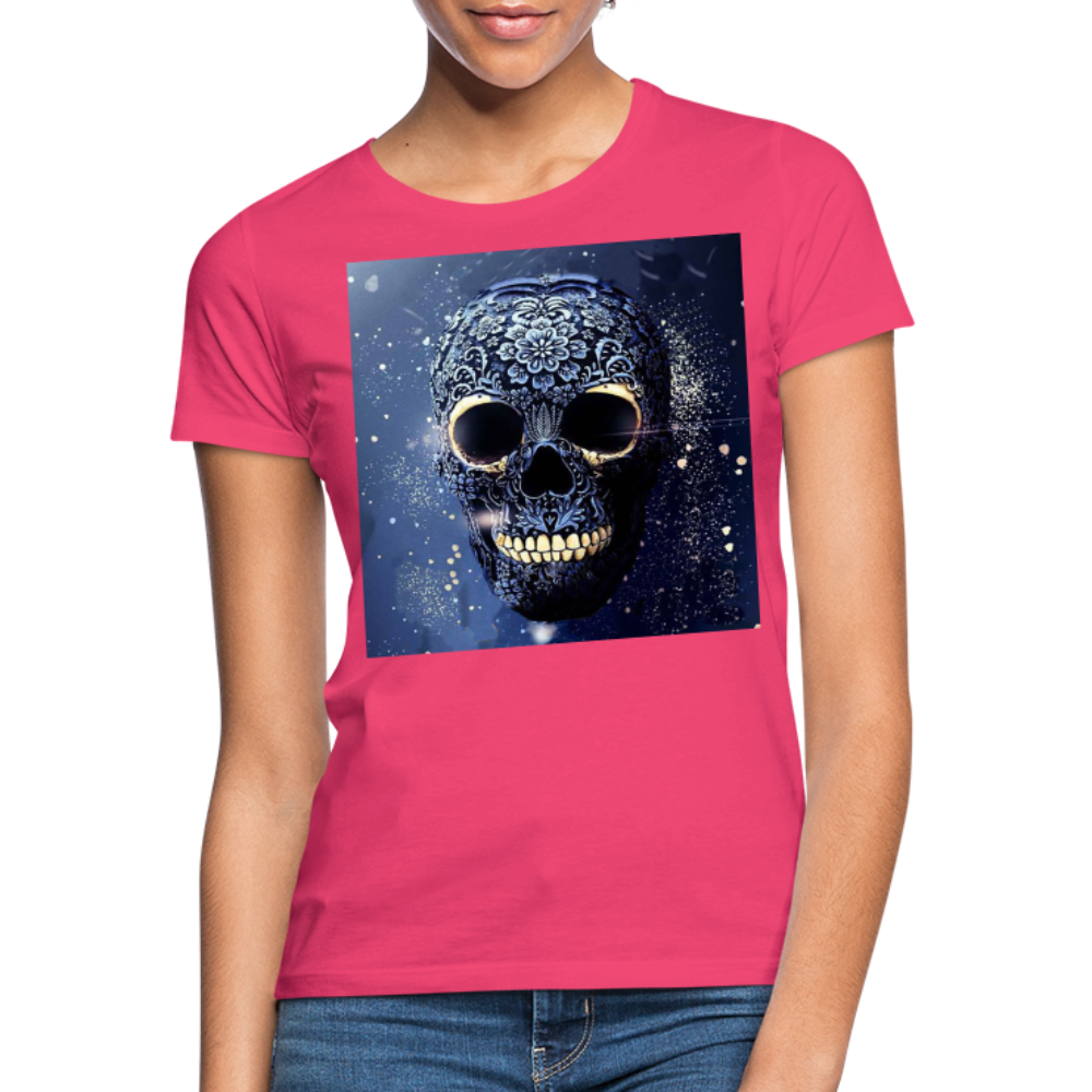T-Shirt Damen Oberteil Frauen kurzarm Tshirt Baumwolle Rundhals Top Streetwear - Azalea