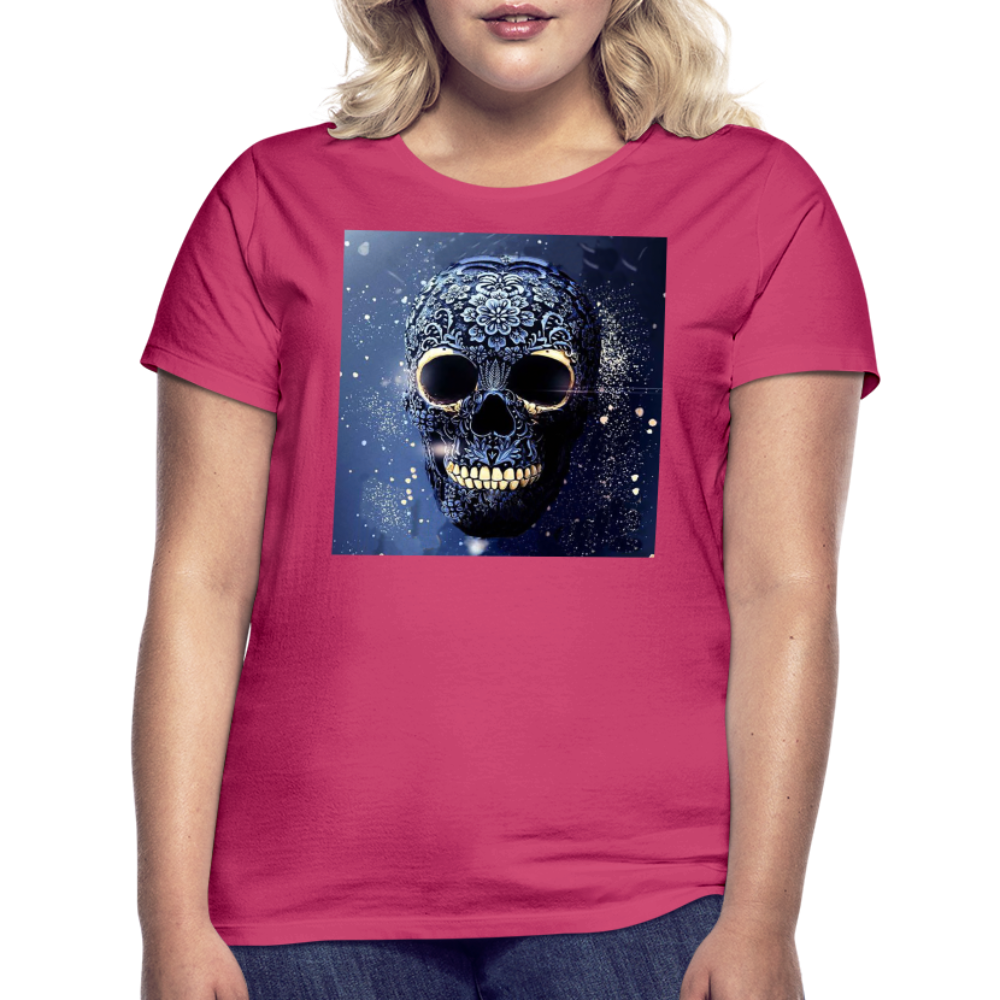 T-Shirt Damen Oberteil Frauen kurzarm Tshirt Baumwolle Rundhals Top Streetwear - Azalea