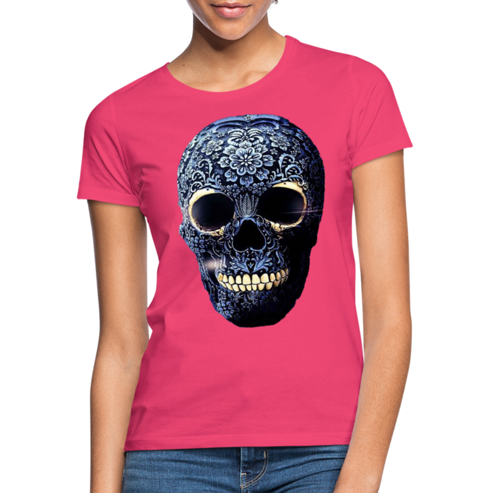 T-Shirt Damen Oberteil Frauen kurzarm Tshirt Baumwolle Rundhals Top Streetwear - Azalea