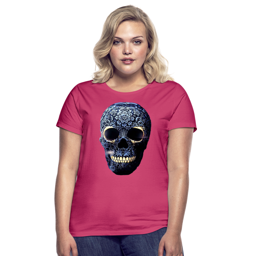 T-Shirt Damen Oberteil Frauen kurzarm Tshirt Baumwolle Rundhals Top Streetwear - Azalea