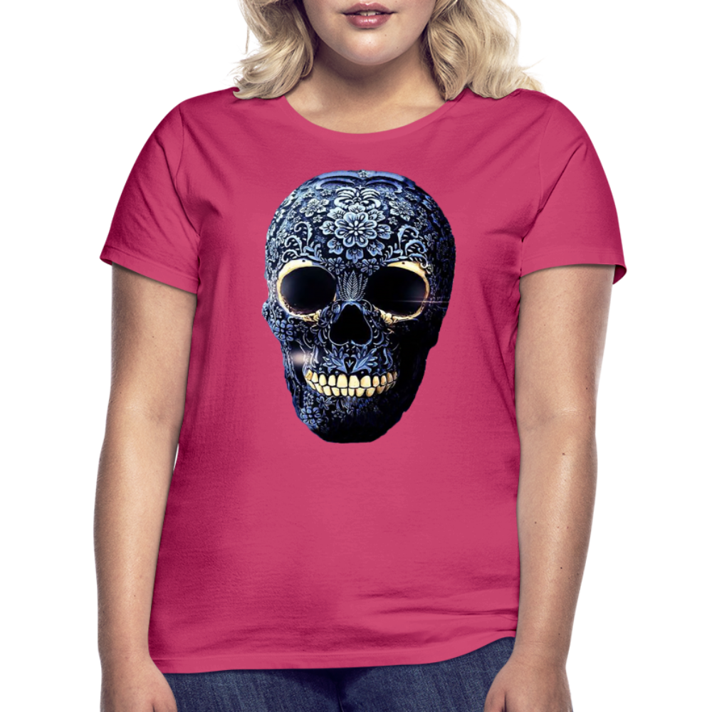 T-Shirt Damen Oberteil Frauen kurzarm Tshirt Baumwolle Rundhals Top Streetwear - Azalea