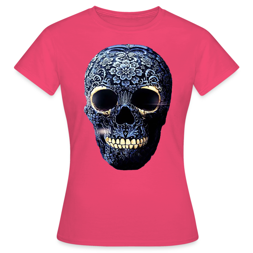 T-Shirt Damen Oberteil Frauen kurzarm Tshirt Baumwolle Rundhals Top Streetwear - Azalea