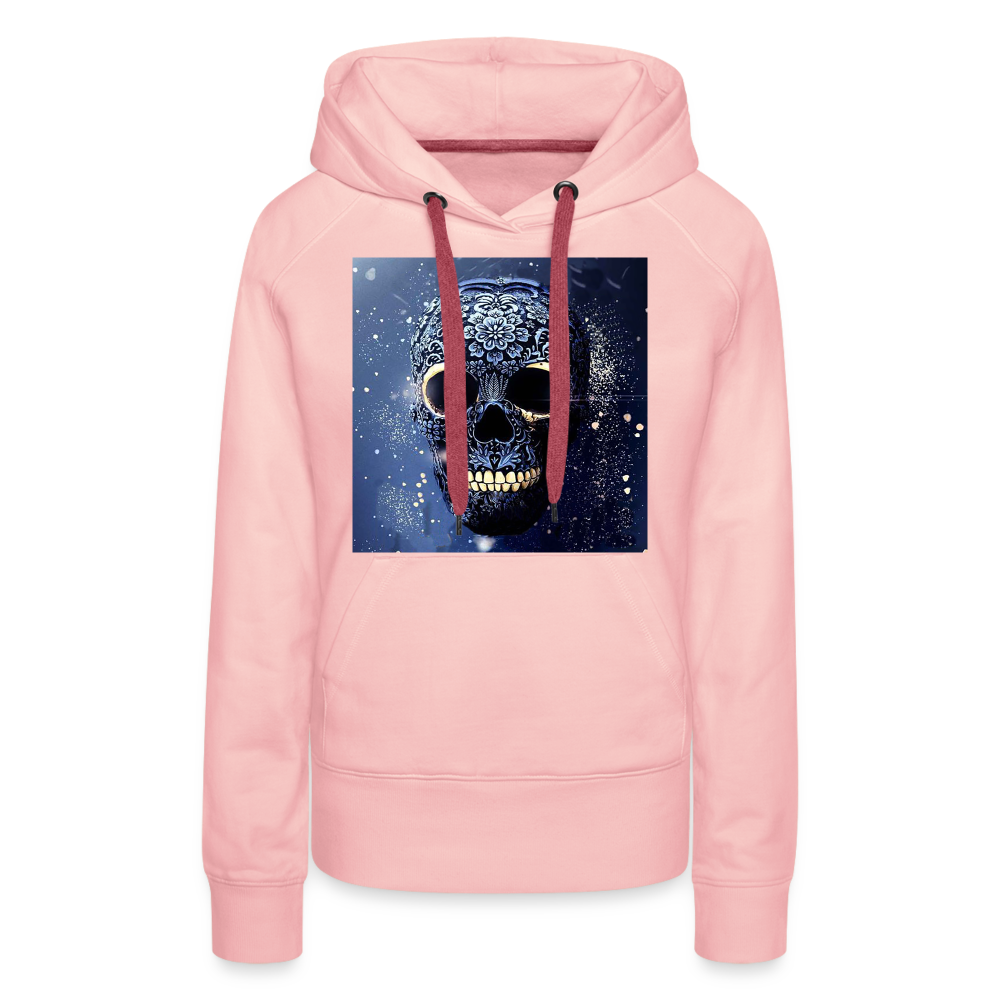 Kapuzenpullover Sweatjacke Sweatshirt Hoodie Pulli Basic Damen Kapuze - Kristallrosa