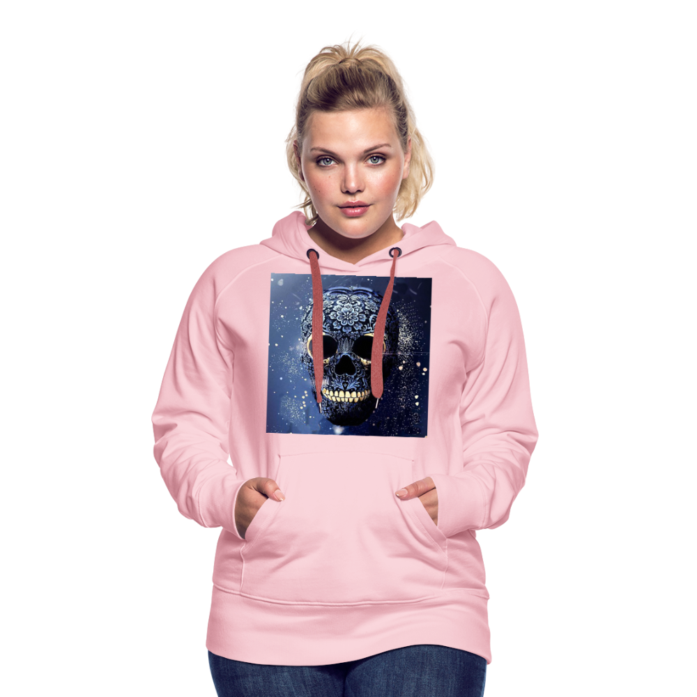 Kapuzenpullover Sweatjacke Sweatshirt Hoodie Pulli Basic Damen Kapuze - Kristallrosa