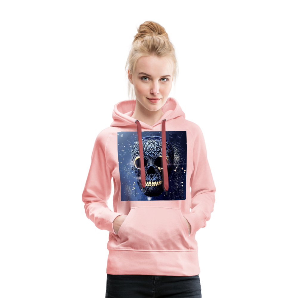 Kapuzenpullover Sweatjacke Sweatshirt Hoodie Pulli Basic Damen Kapuze - Kristallrosa