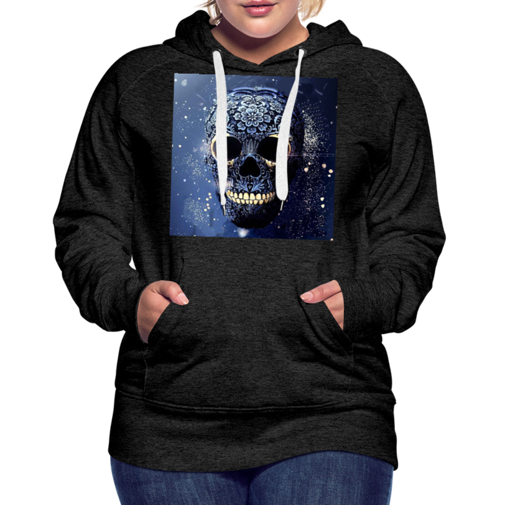 Kapuzenpullover Sweatjacke Sweatshirt Hoodie Pulli Basic Damen Kapuze - Anthrazit