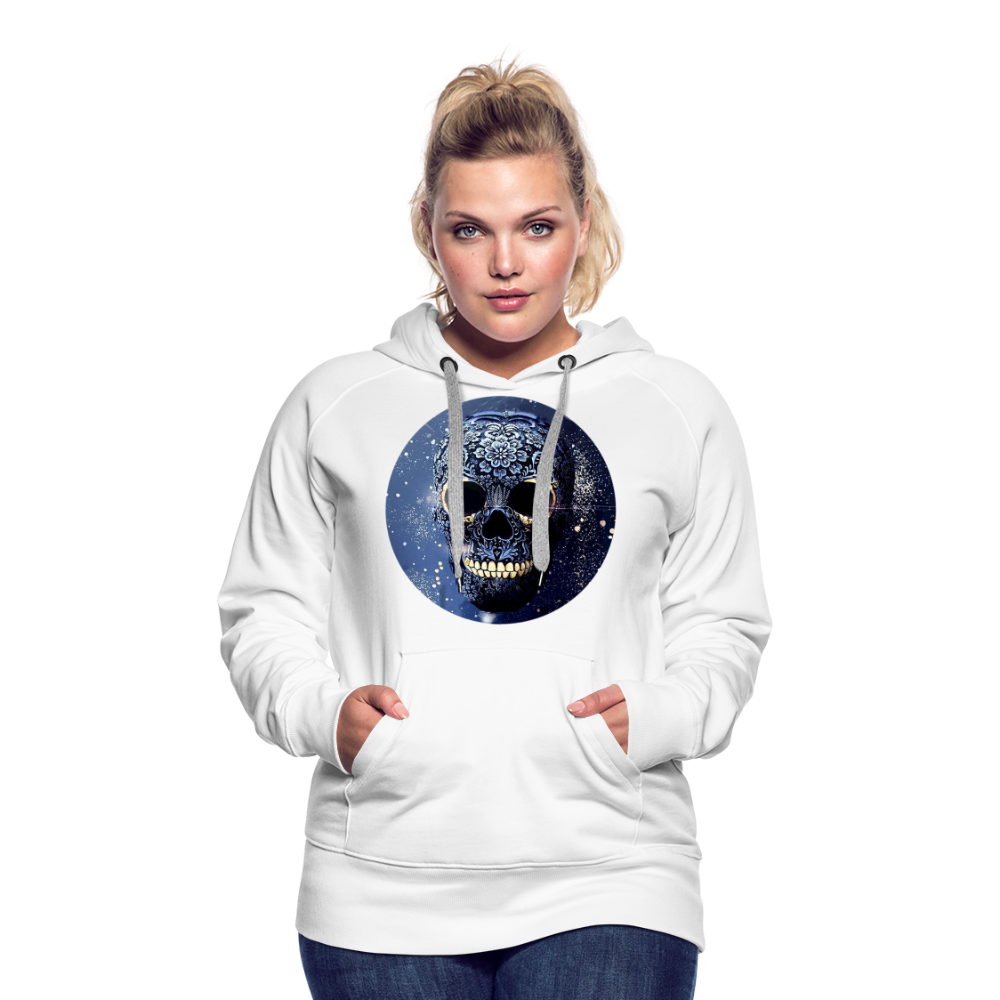 Kapuzenpullover Sweatjacke Sweatshirt Hoodie Pulli Basic Damen Kapuze Frauen - weiß