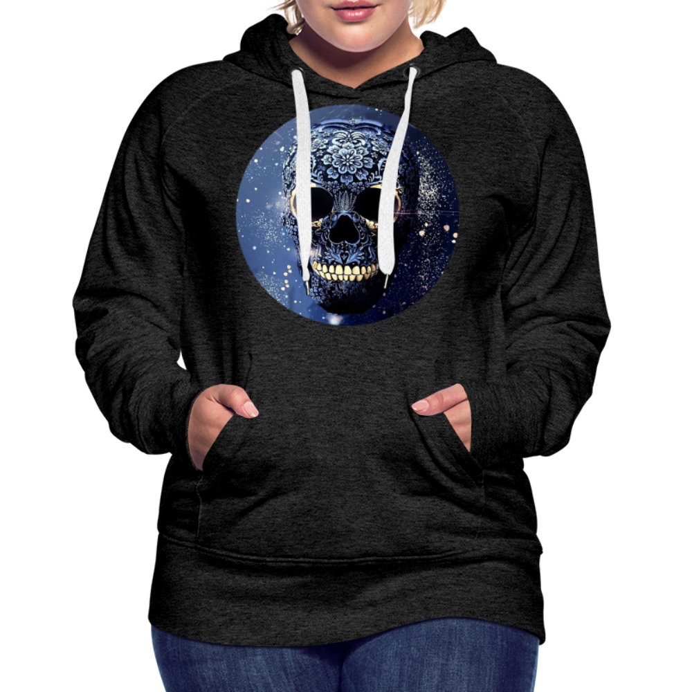 Kapuzenpullover Sweatjacke Sweatshirt Hoodie Pulli Basic Damen Kapuze Frauen - Anthrazit