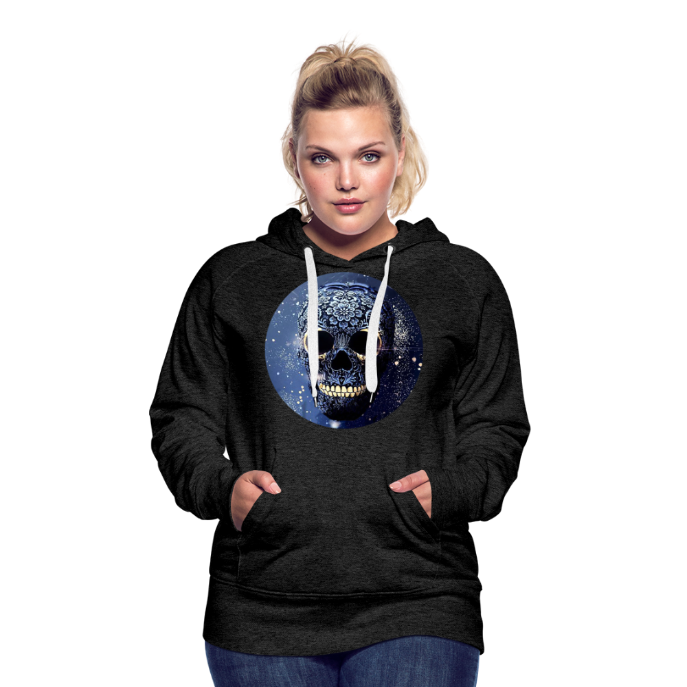 Kapuzenpullover Sweatjacke Sweatshirt Hoodie Pulli Basic Damen Kapuze Frauen - Anthrazit