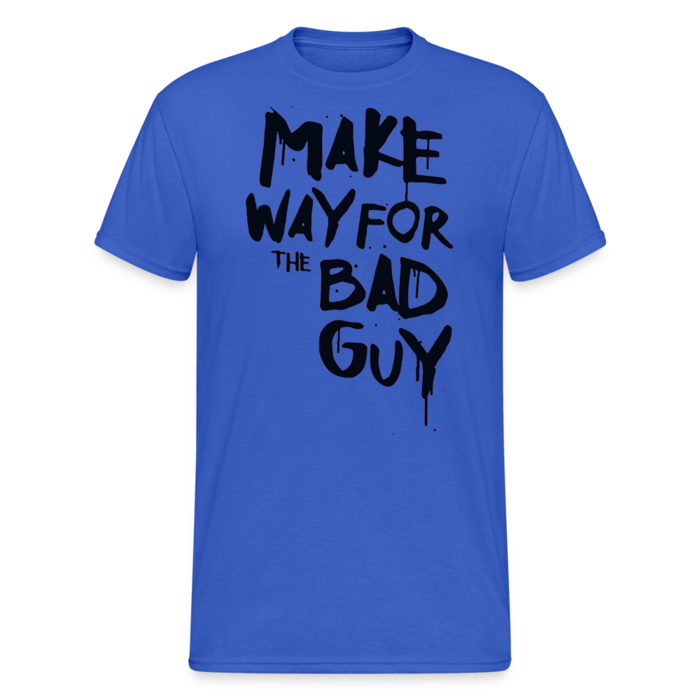 Herren MAKE WAY FOR T-Shirt Rundhals Unisex Streetwear 100% Baumwolle - Königsblau