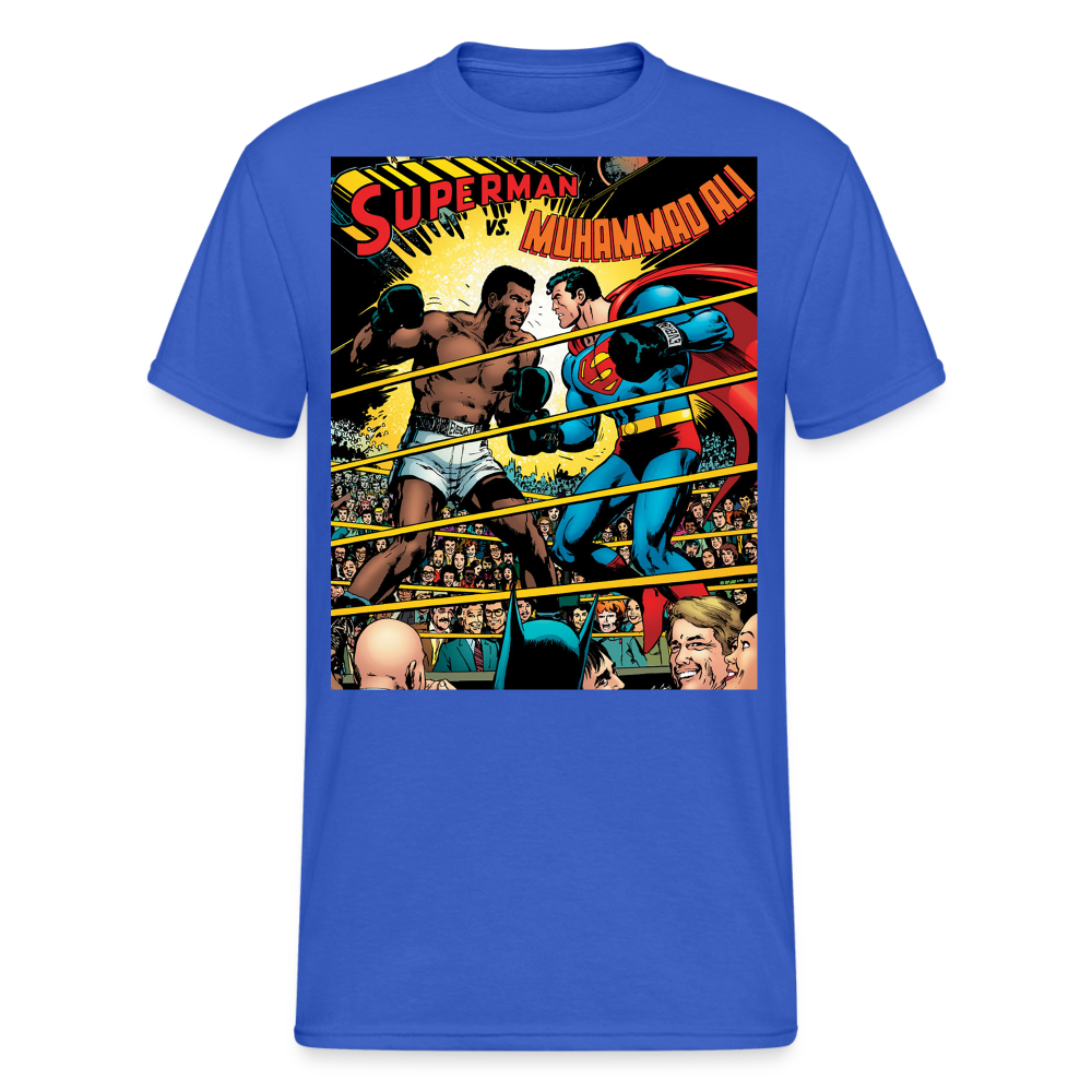 Fashion Herren Superman Mohammad Ali 3D T-Shirt Nerd Unisex Streetwear - Königsblau