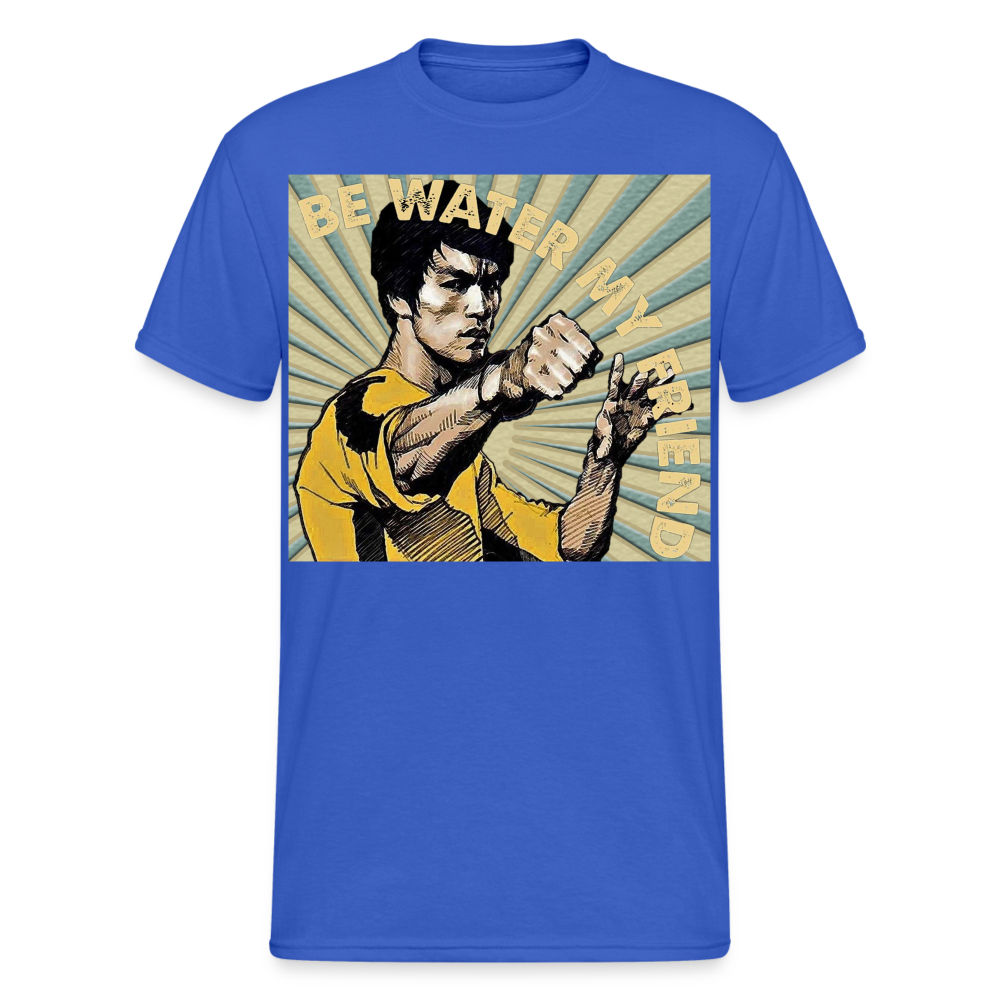 3D-T-Shirt Unisex Streetwear Fashion Kung Fu Super Star Bruce Lee - Königsblau