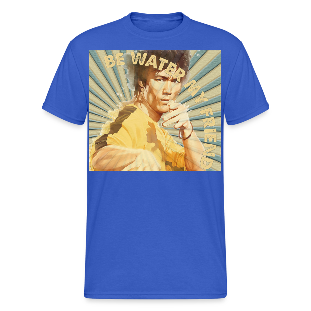 Unisex 3D-T-Shirt Streetwear Fashion Kung Fu Super Star Bruce Lee - Königsblau