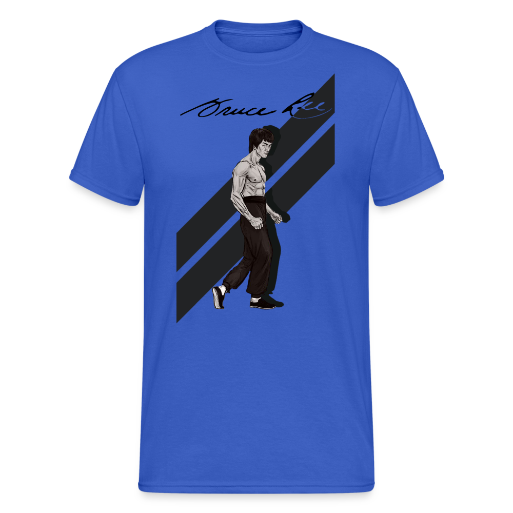 3D-T-Shirt Unisex Streetwear Fashion Kung Fu Super Star Bruce Lee - Königsblau