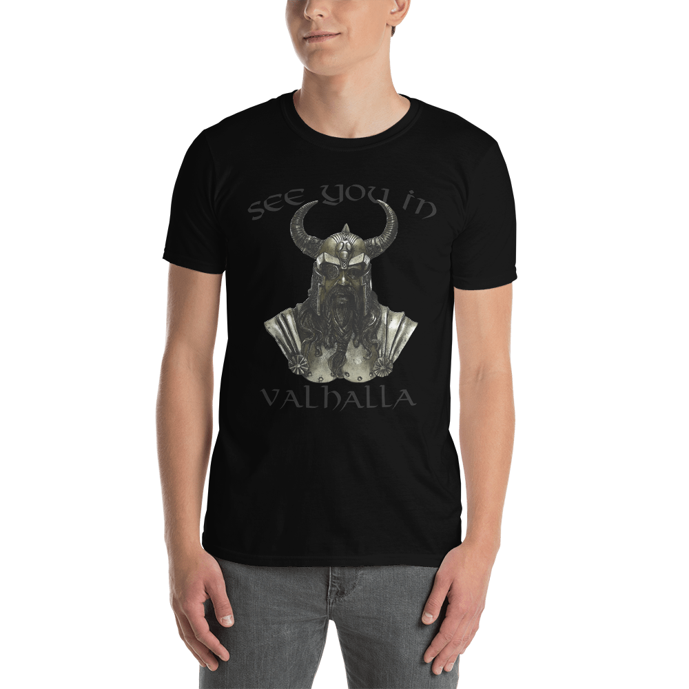 Kurzärmeliges Unisex-T-Shirt See you in Valhalla