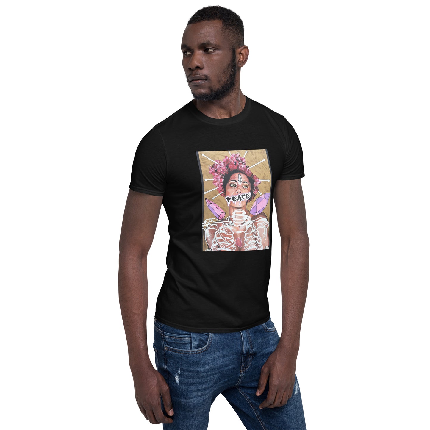 Kurzärmeliges Unisex-T-Shirt
