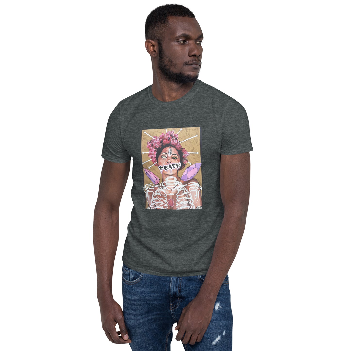 Kurzärmeliges Unisex-T-Shirt