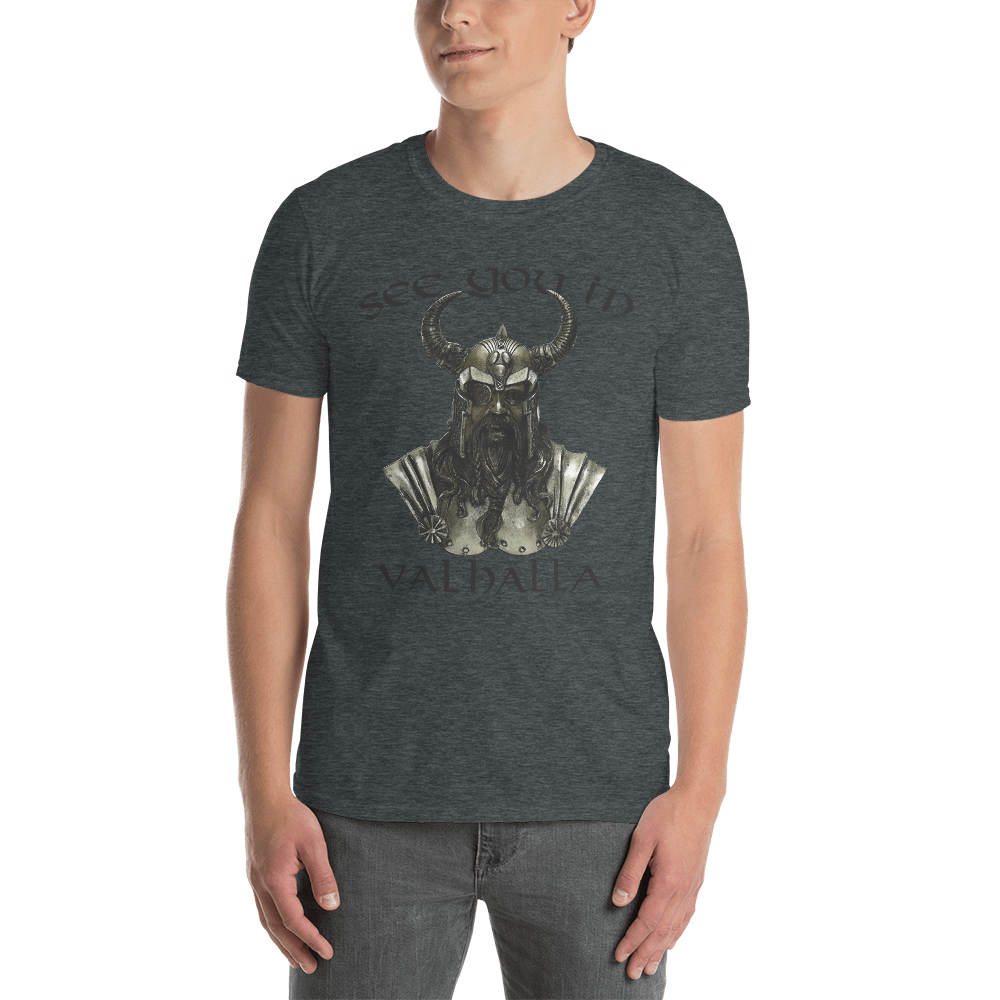 Kurzärmeliges Unisex-T-Shirt See you in Valhalla