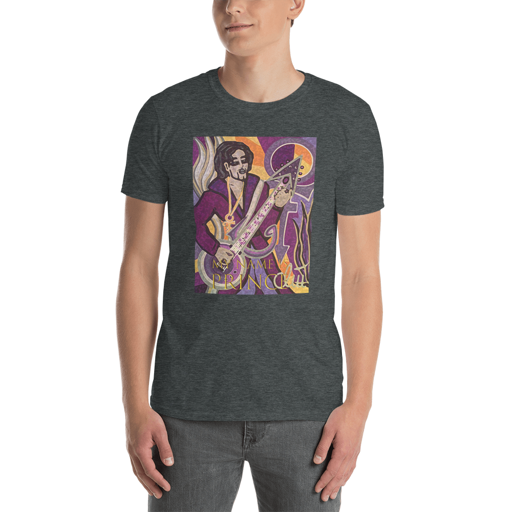 Kurzärmeliges Unisex-T-Shirt  My name is Prince