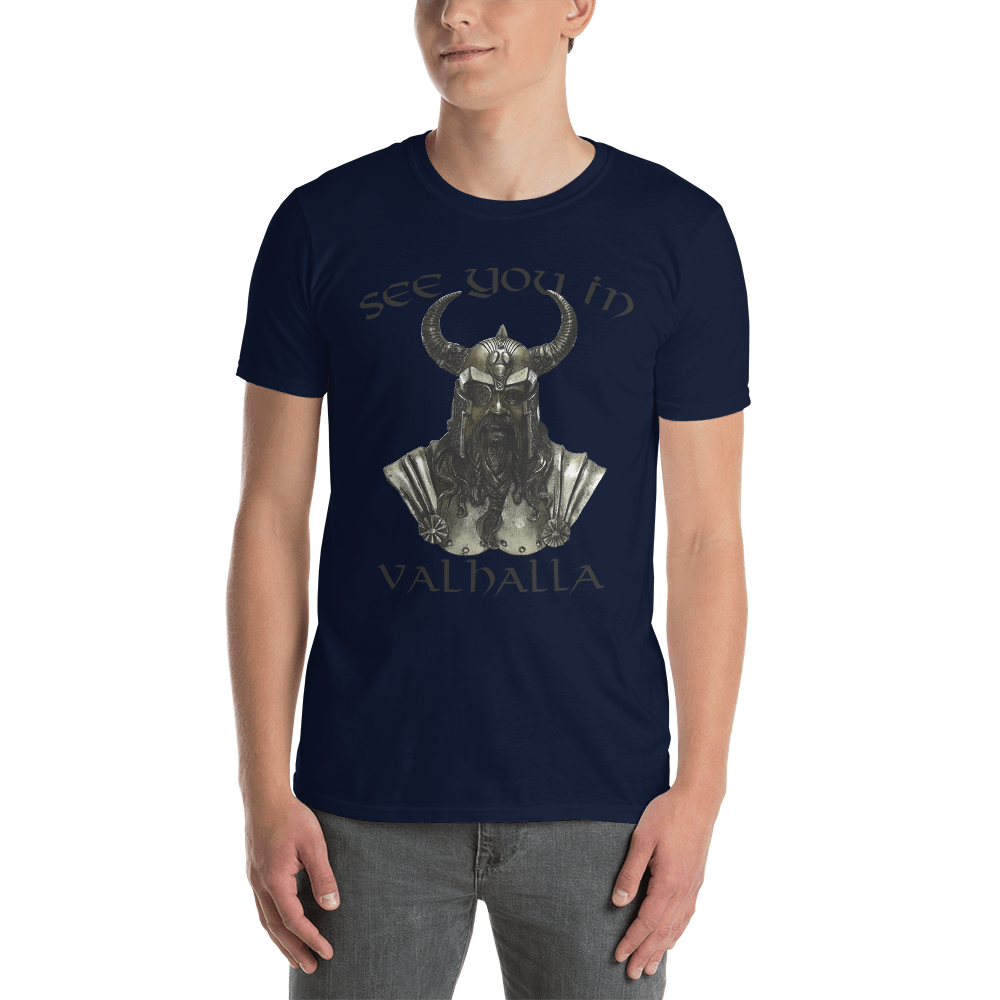 Kurzärmeliges Unisex-T-Shirt See you in Valhalla