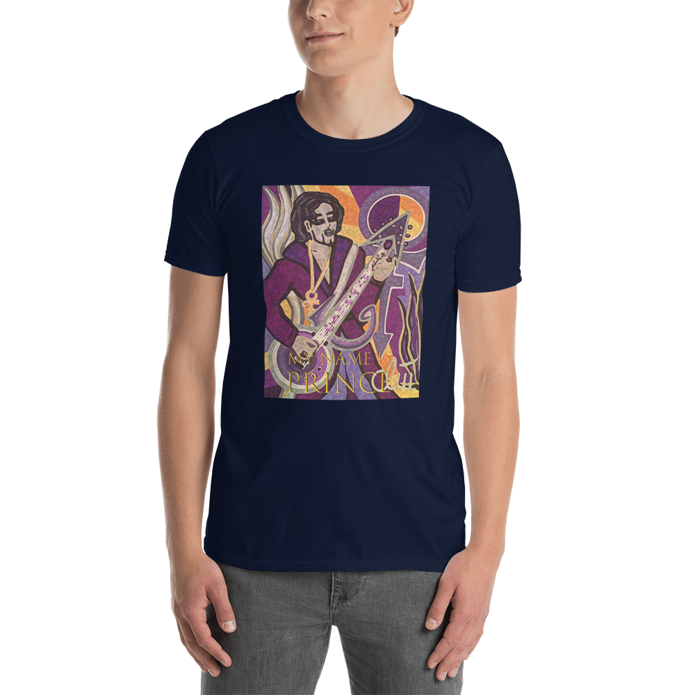 Kurzärmeliges Unisex-T-Shirt  My name is Prince