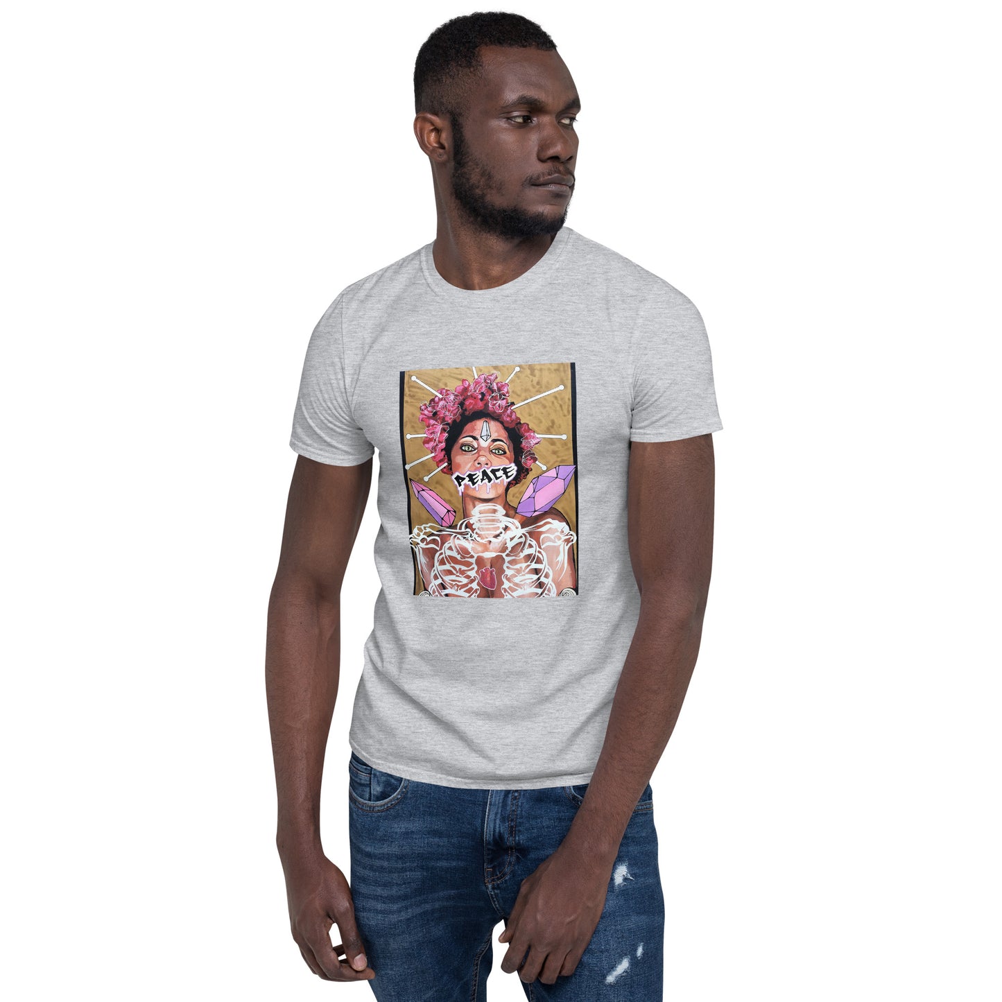Kurzärmeliges Unisex-T-Shirt
