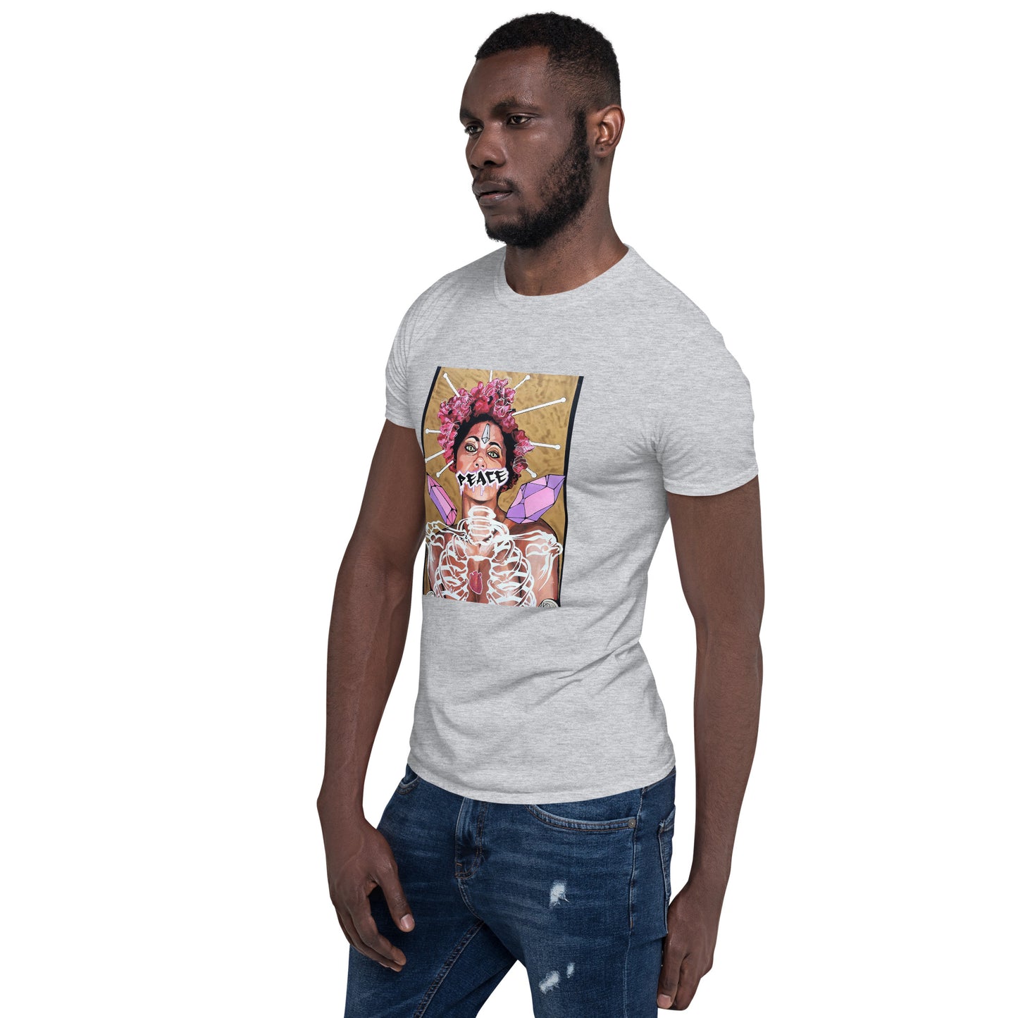 Kurzärmeliges Unisex-T-Shirt