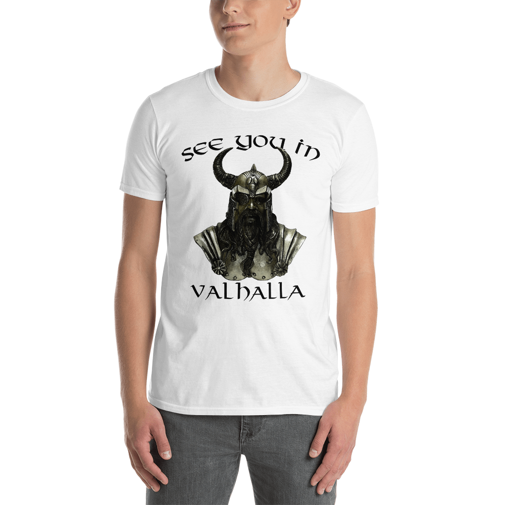 Kurzärmeliges Unisex-T-Shirt See you in Valhalla