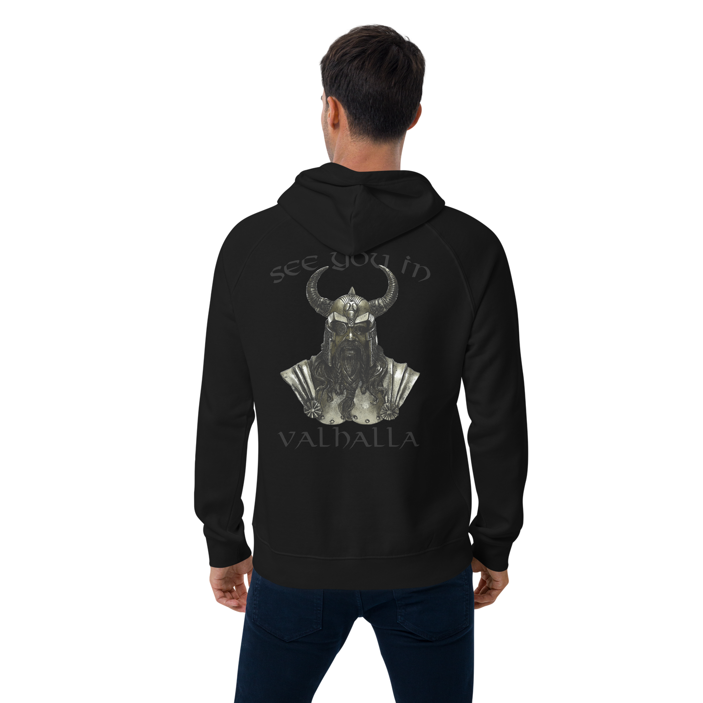 Unisex Bio-Raglan-Hoodie See you in Valhalla