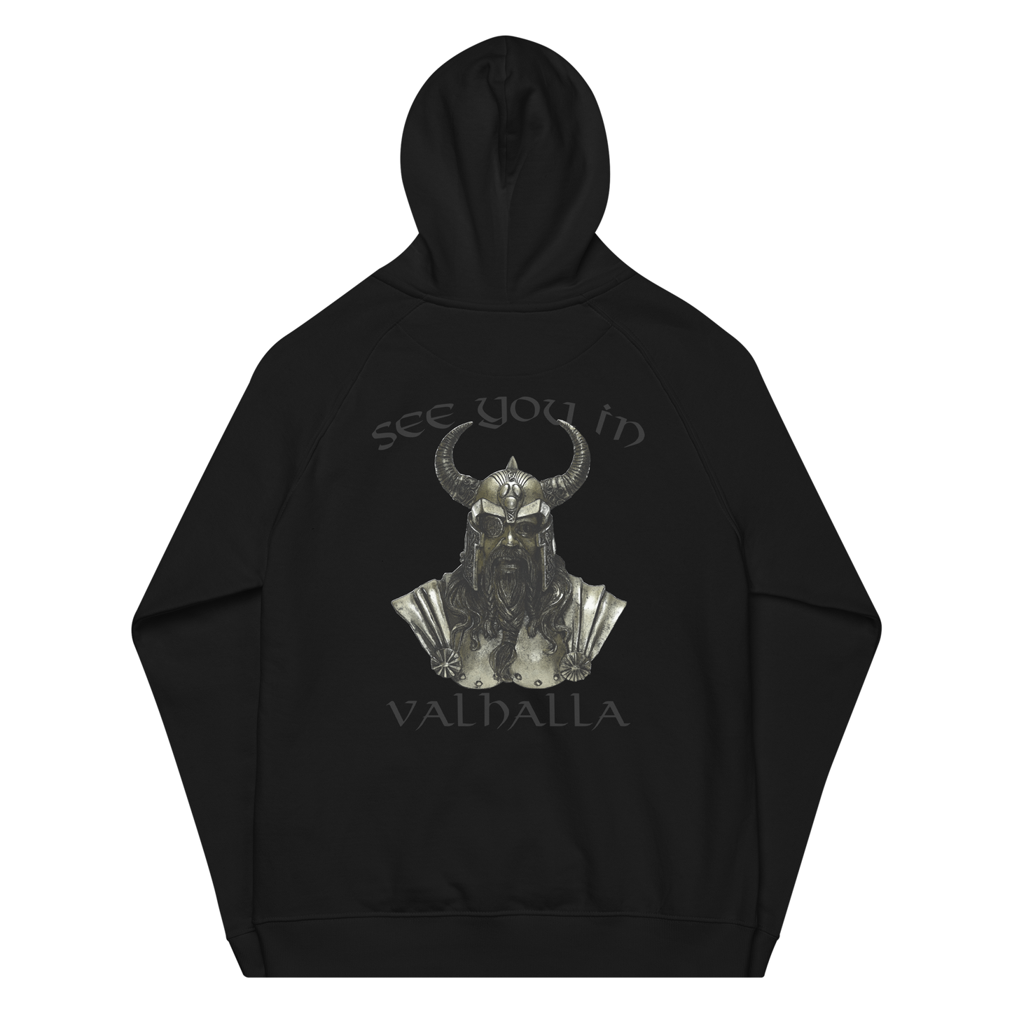Unisex Bio-Raglan-Hoodie See you in Valhalla