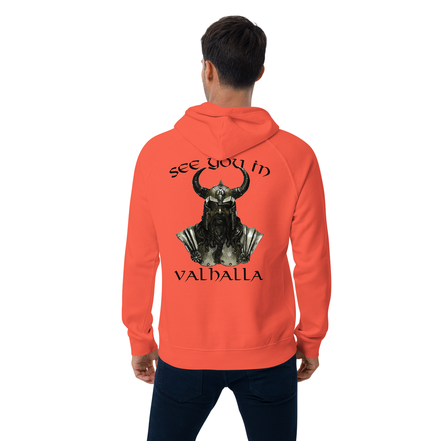 Unisex Bio-Raglan-Hoodie See you in Valhalla