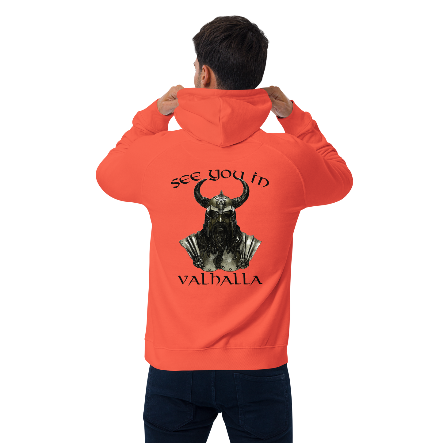 Unisex Bio-Raglan-Hoodie See you in Valhalla