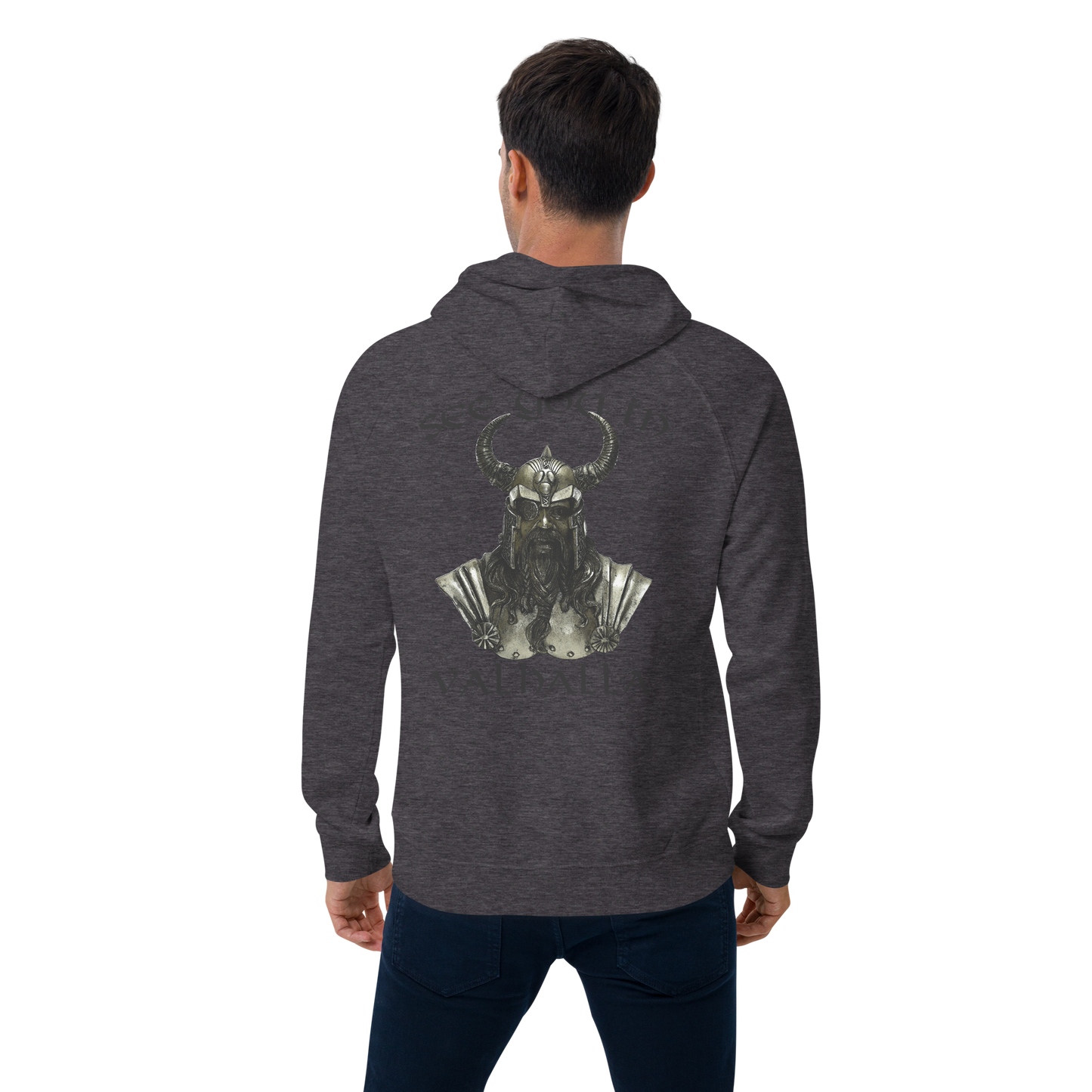 Unisex Bio-Raglan-Hoodie See you in Valhalla
