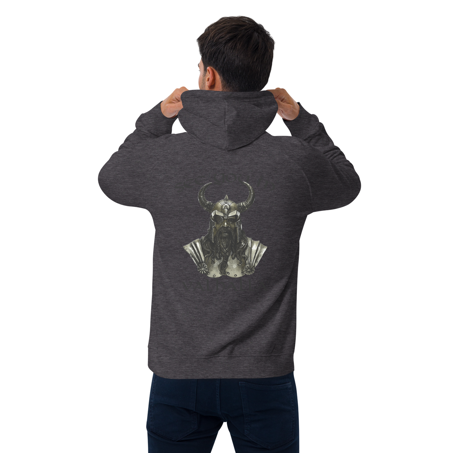 Unisex Bio-Raglan-Hoodie See you in Valhalla