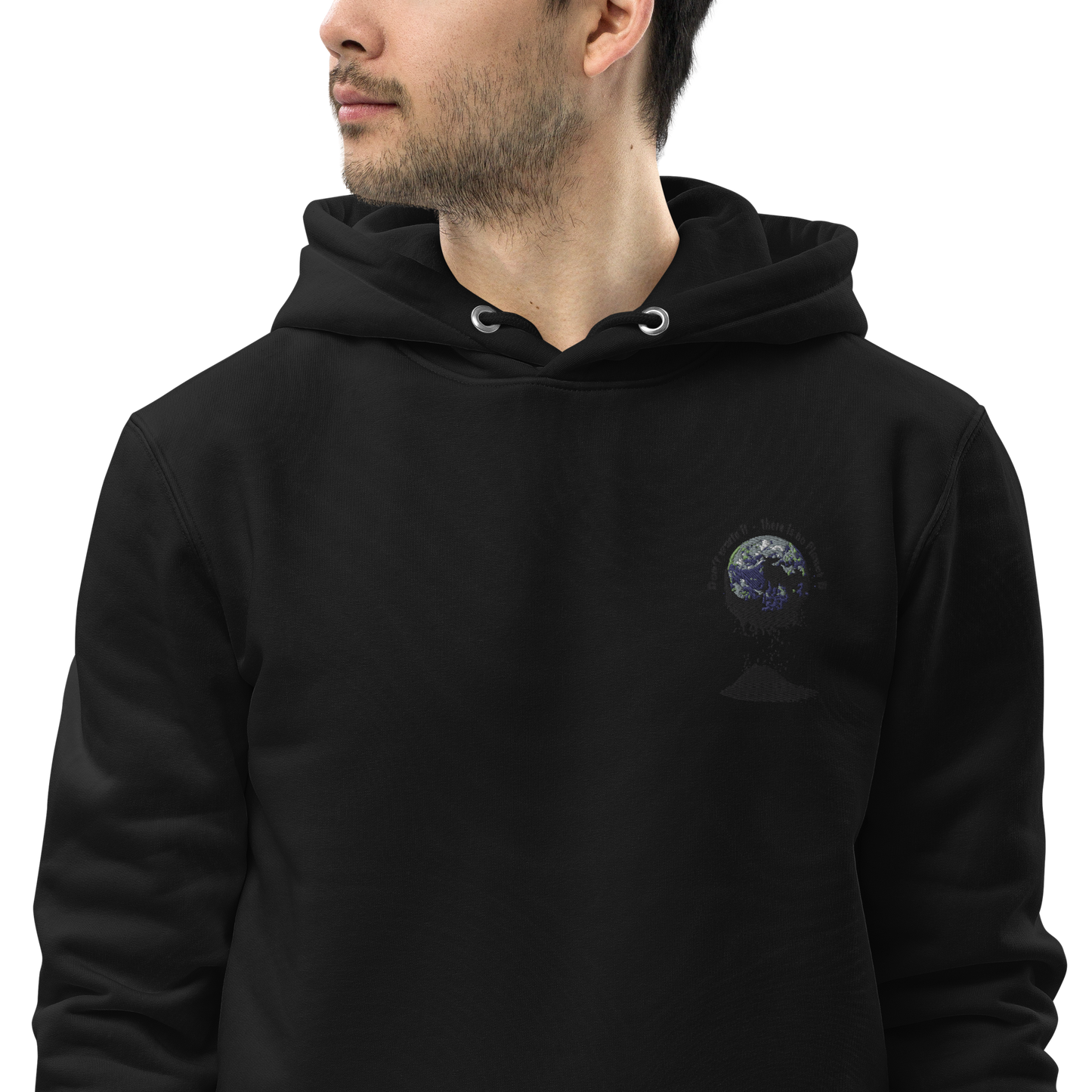 Umweltfreundlicher Unisex-Kapuzenpullover  Don't waste it. There is no Planet B.