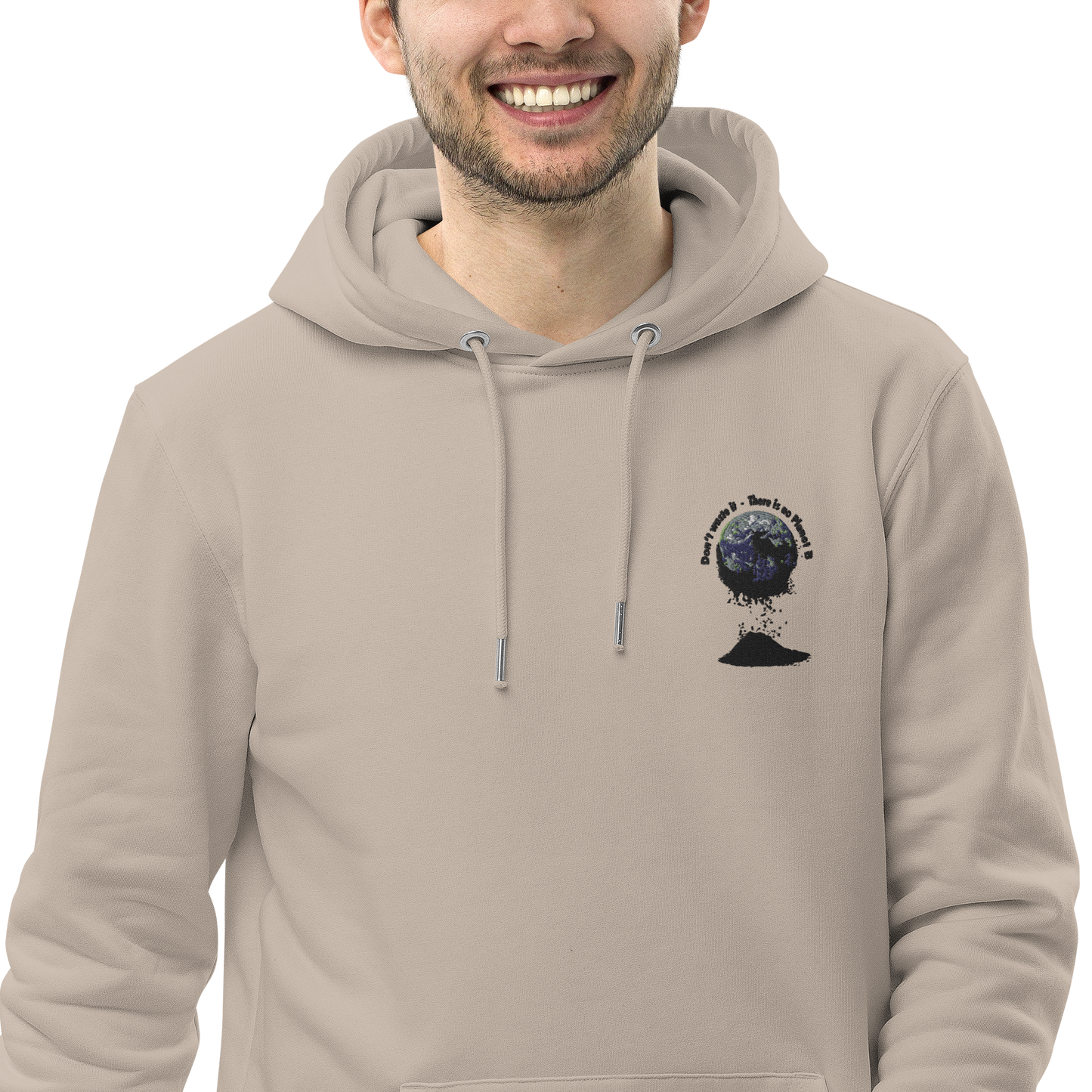 Umweltfreundlicher Unisex-Kapuzenpullover  Don't waste it. There is no Planet B.