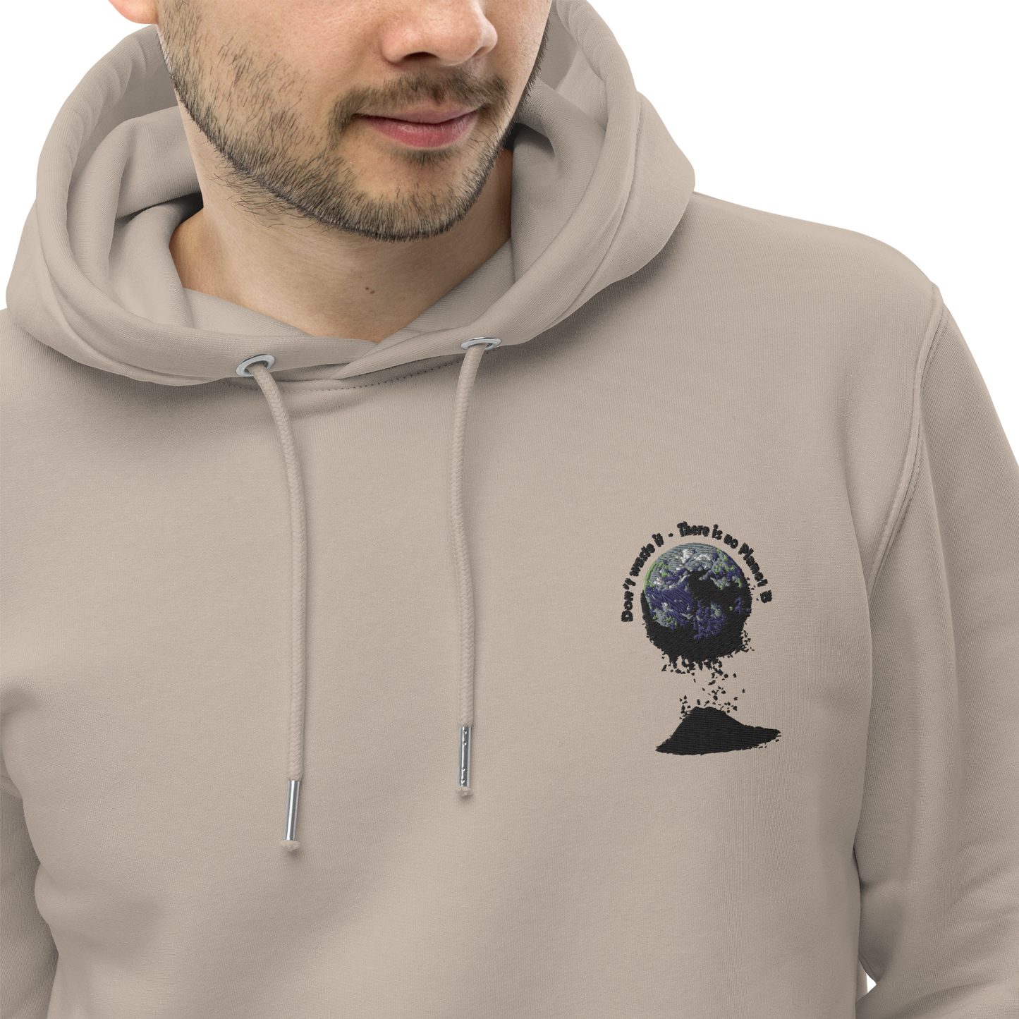 Umweltfreundlicher Unisex-Kapuzenpullover  Don't waste it. There is no Planet B.